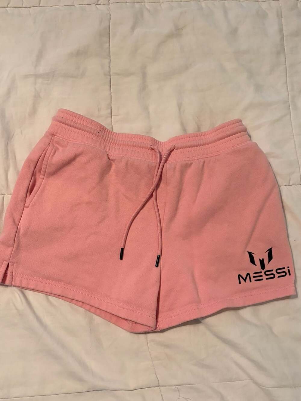 Messi Collection Athletic Women’s Casual Shorts in Pink Medium World Cup